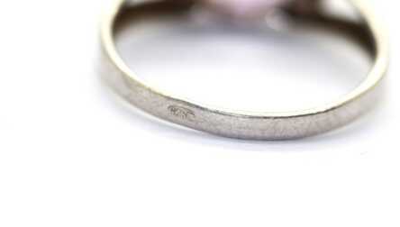  Ring, Silver, 925 Hallmark, Size: 19.00 mm, Weight: 3.38 Gr.