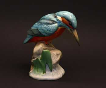 Figurine "Kingfisher", Biscuit, "Goebel", Germany