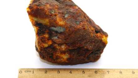 Amber stone, Amber, Honey color of Amber, Weight: 96.98 Gr.
