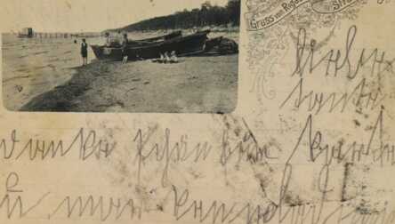 Postcard "Riga seaside", Latvia, Russian Empire, 14x9 cm